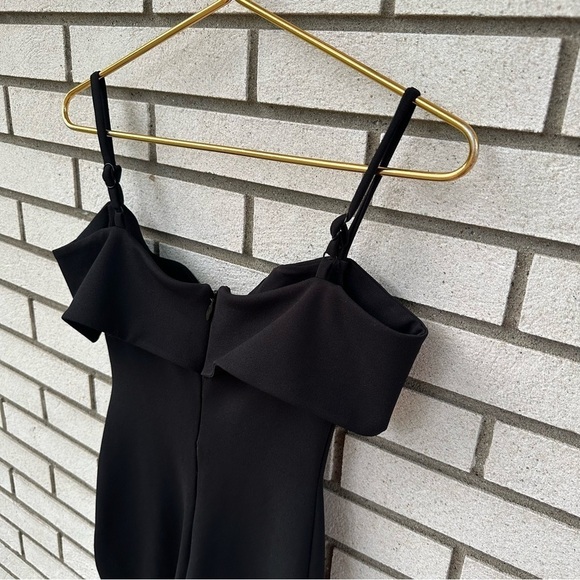 Nookie Pretty Woman Black Off Shoulder Sweetheart Midi Dress - Picture 5 of 14